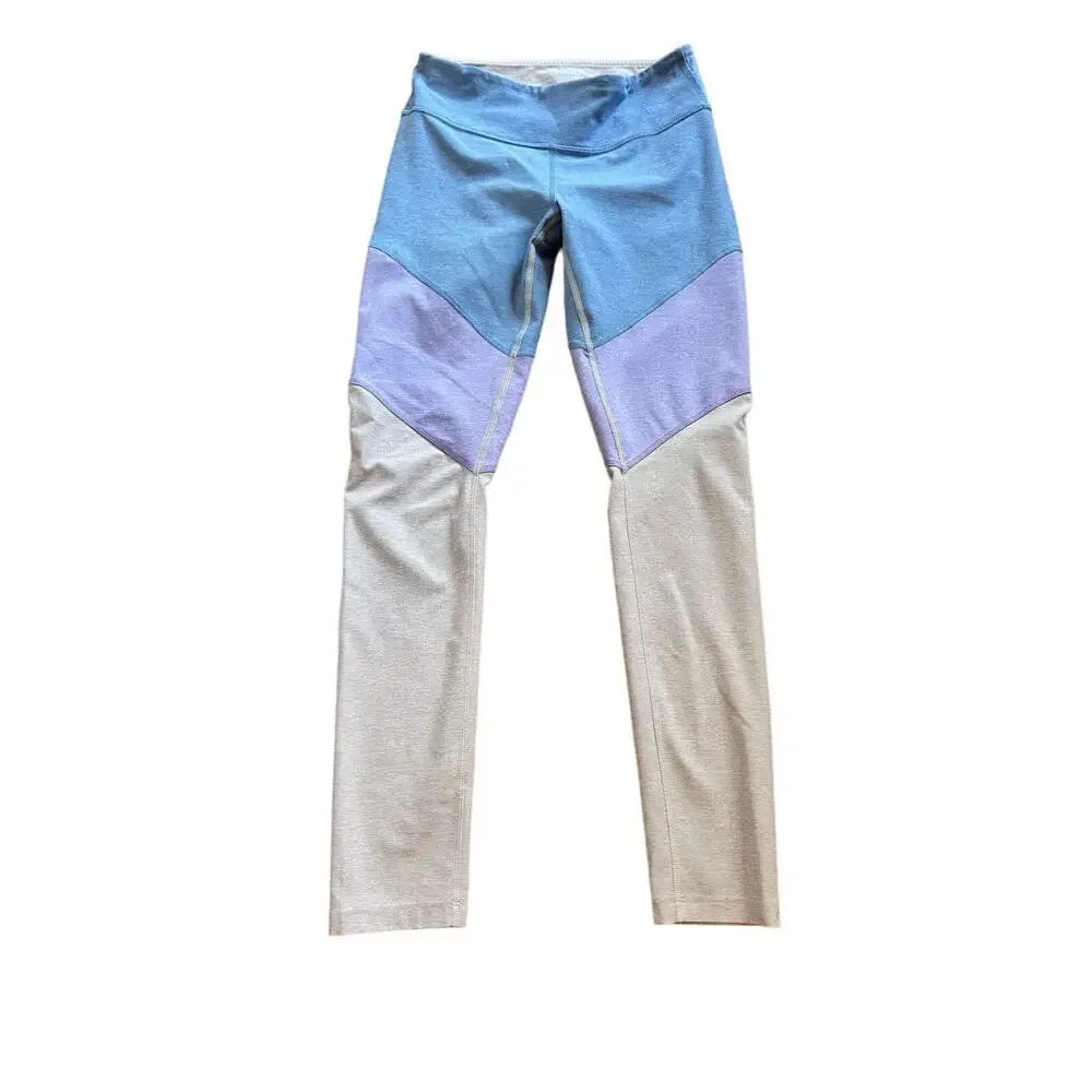 Outdoor Voices Leggings Womens Small High Rise Training Gym Workout Pastel